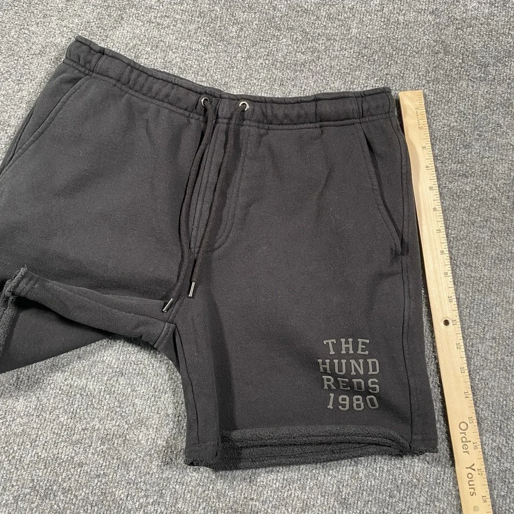 The Hundreds Fleece Cut Off Sweat Shorts Mens Size S Stretch Fit Gym Training